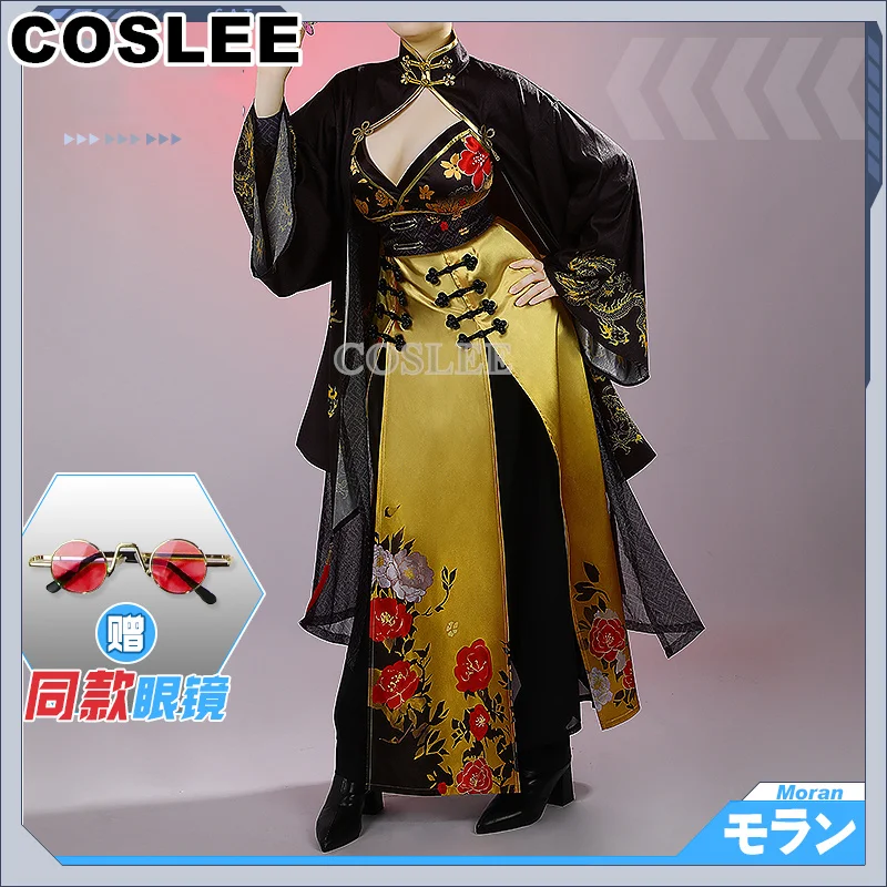 COSLEE Moran Cosplay Costume NIKKE The Goddess Of Victory Dress Uniform Women Role Play Clothing Halloween Party Outfit Game Sui