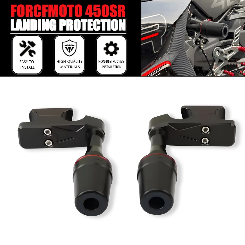 

accesorios para moto Applicable to CFMOTO 450NK 450SR/SR-S modified anti-fall ball engine protection cover frame slider anti-col