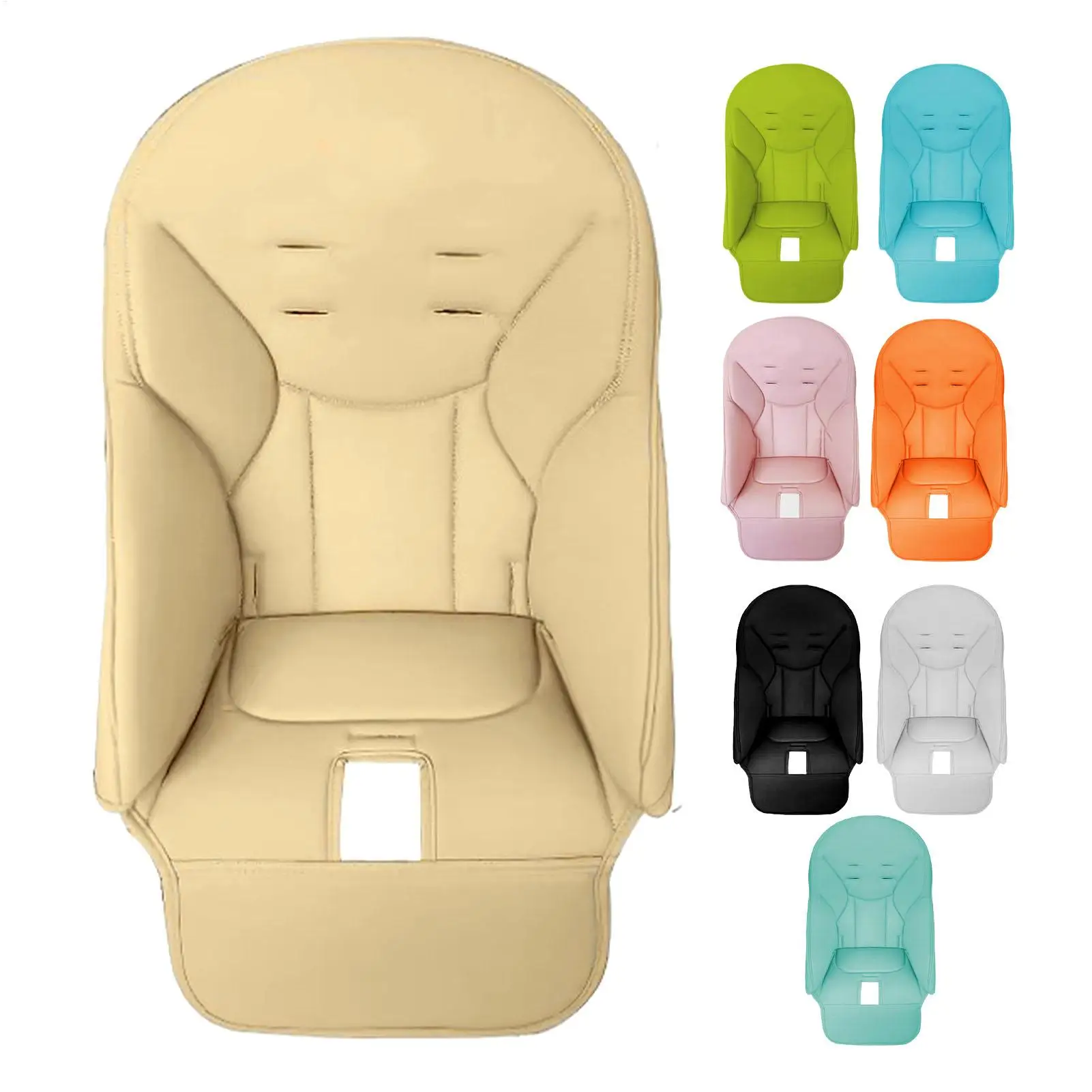 Baby Dining Chair seat Cushion PU Leather Dining Chair Cover child Dining Seat Case For Peg Perego SiestaZero3BaoneoKosmic Jané