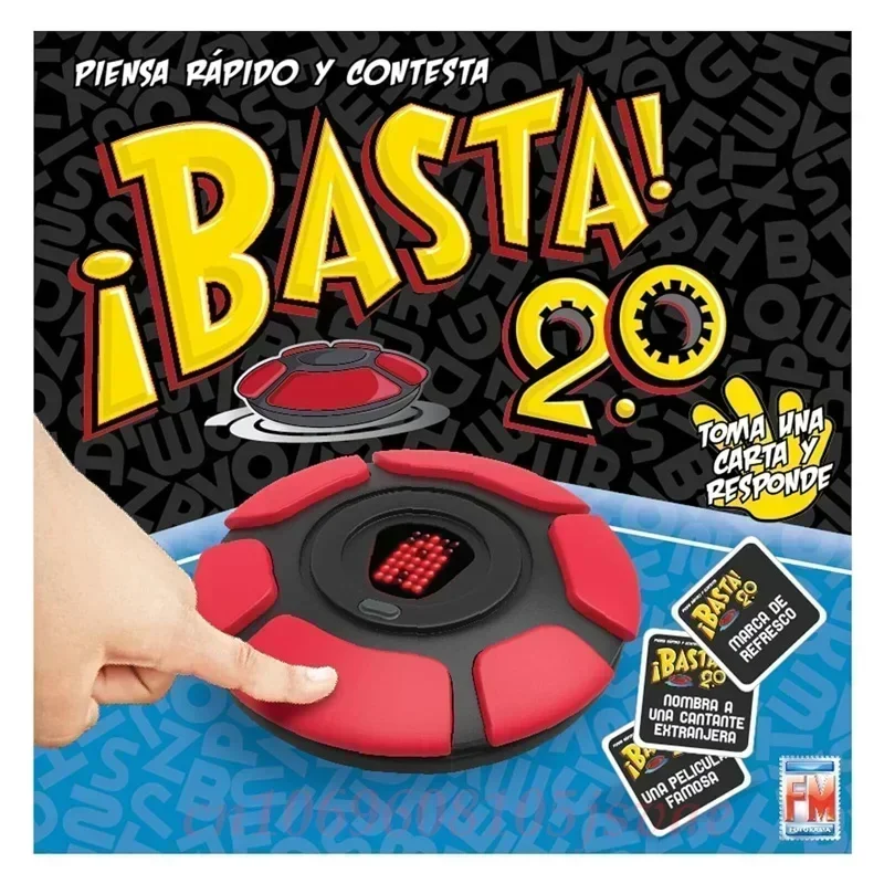 New 2.0 Spanish English Children's Educational Table Toy TAPPLE Crazy Alphabet Game Parent Interactive Turntable Toy Family Game