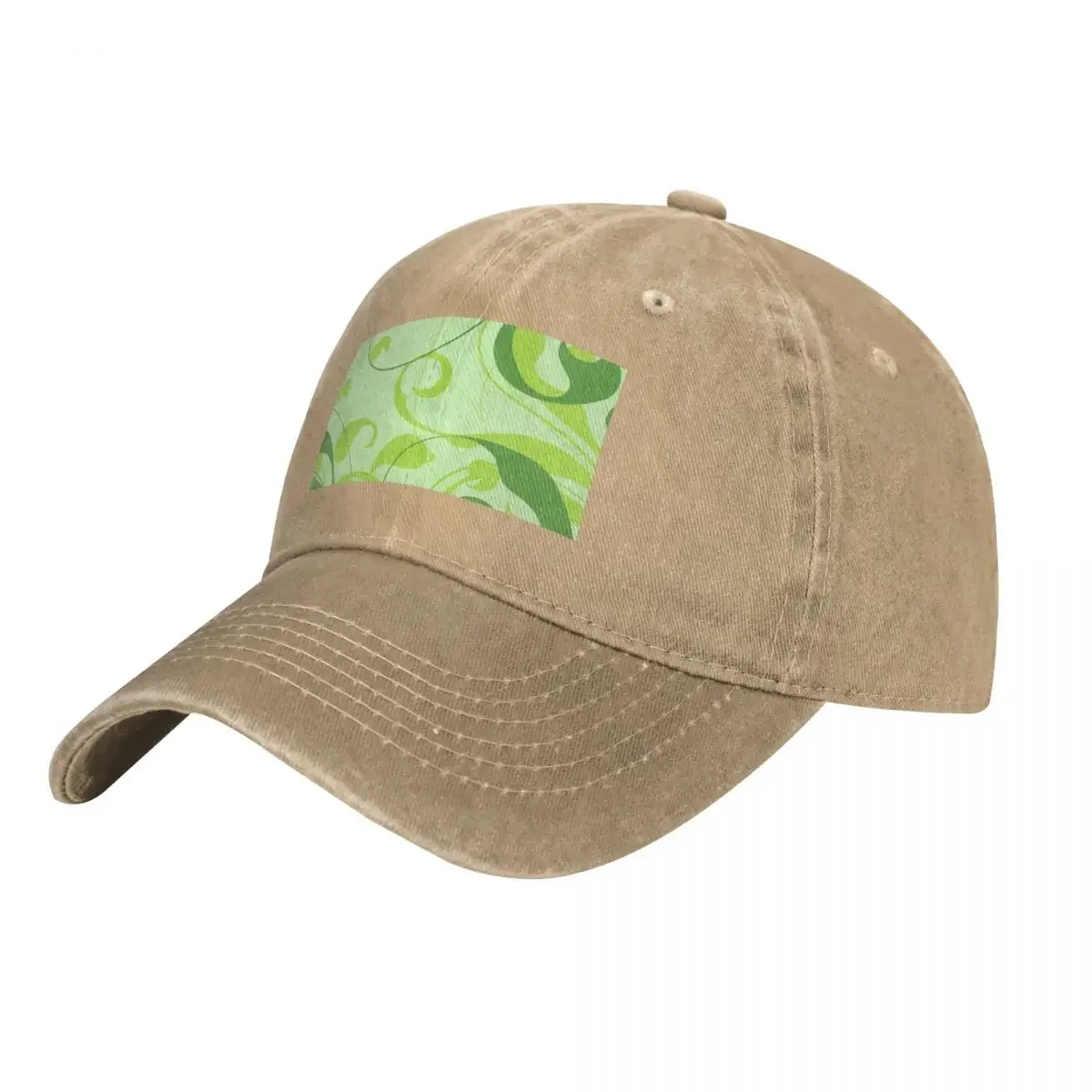 

Abstract Green Cowboy Hat Fashion Beach Cosplay summer hats Cap For Women Men'S