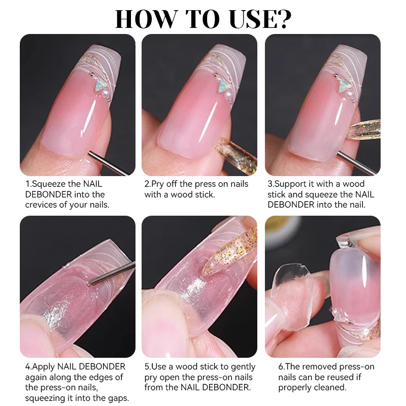 NICOLE DIARY 30ml Rozpuszczalnik do Paznokci Usuwający Sztuczne Paznokcie Końcówki Cyrkonie Narzędzia do Manicure Akcesoria Rozpuszczający Płyn