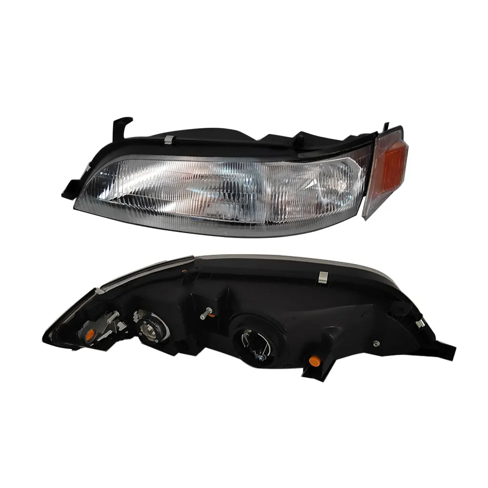 A Pair Car Headlights For Toyota  Mark II GX90 JZX90 LX90 1992 To 1996 Headlamp Lens