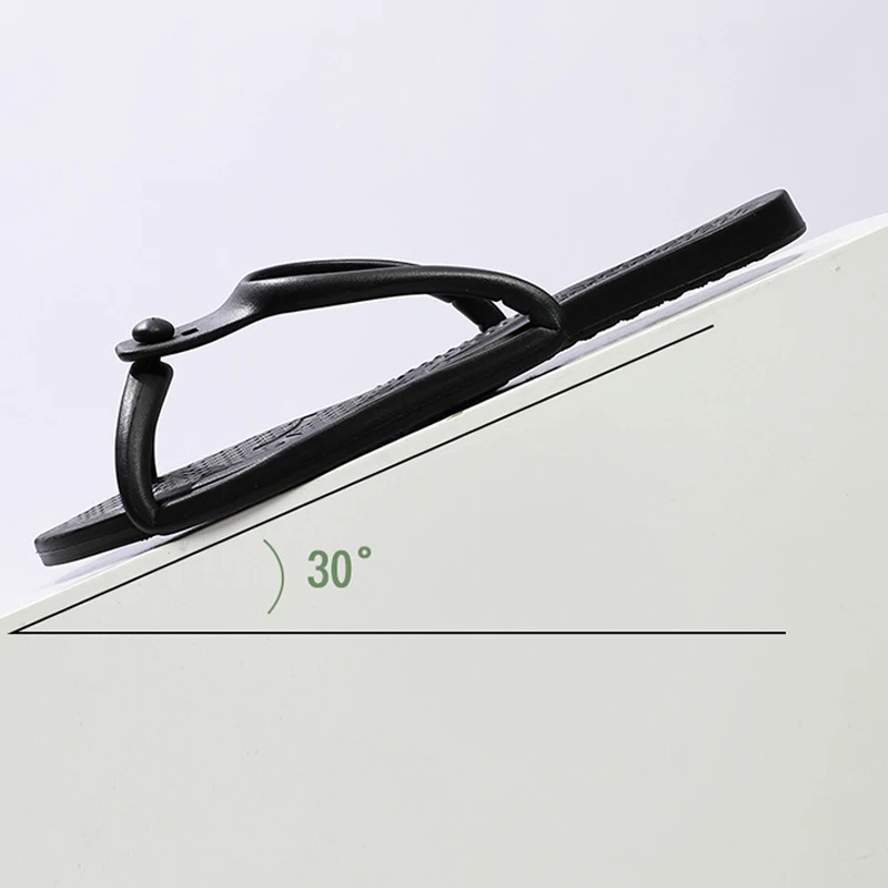 Summer Men Portable Flip-Flops Travel Home Couple Lightweight Sandals Slippers Outdoor Women Solid Color Comfortable Beach Shoes