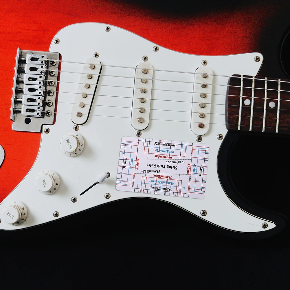 

Neck Ruler Luthier Tools Kit Fret Rocker Straight Edge Notched Stainless Steel String Action Gauge Electric Guitar Accessories
