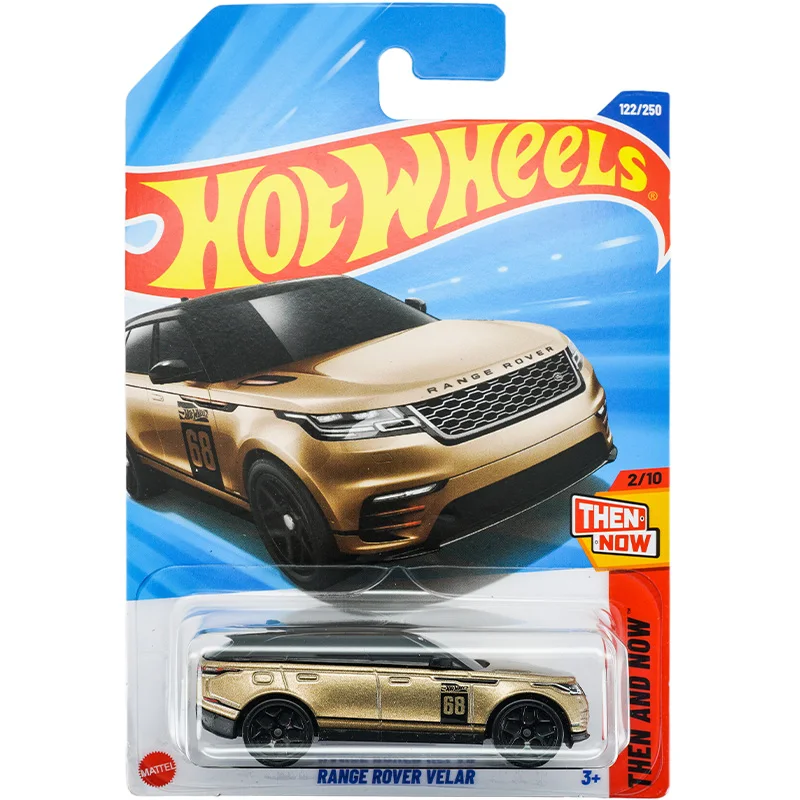 Hot Wheels Range Rover Velar Gold # 122, тогда и сейчас, 1/64 литая под давлением модель автомобиля, игрушечный C4982 2025E