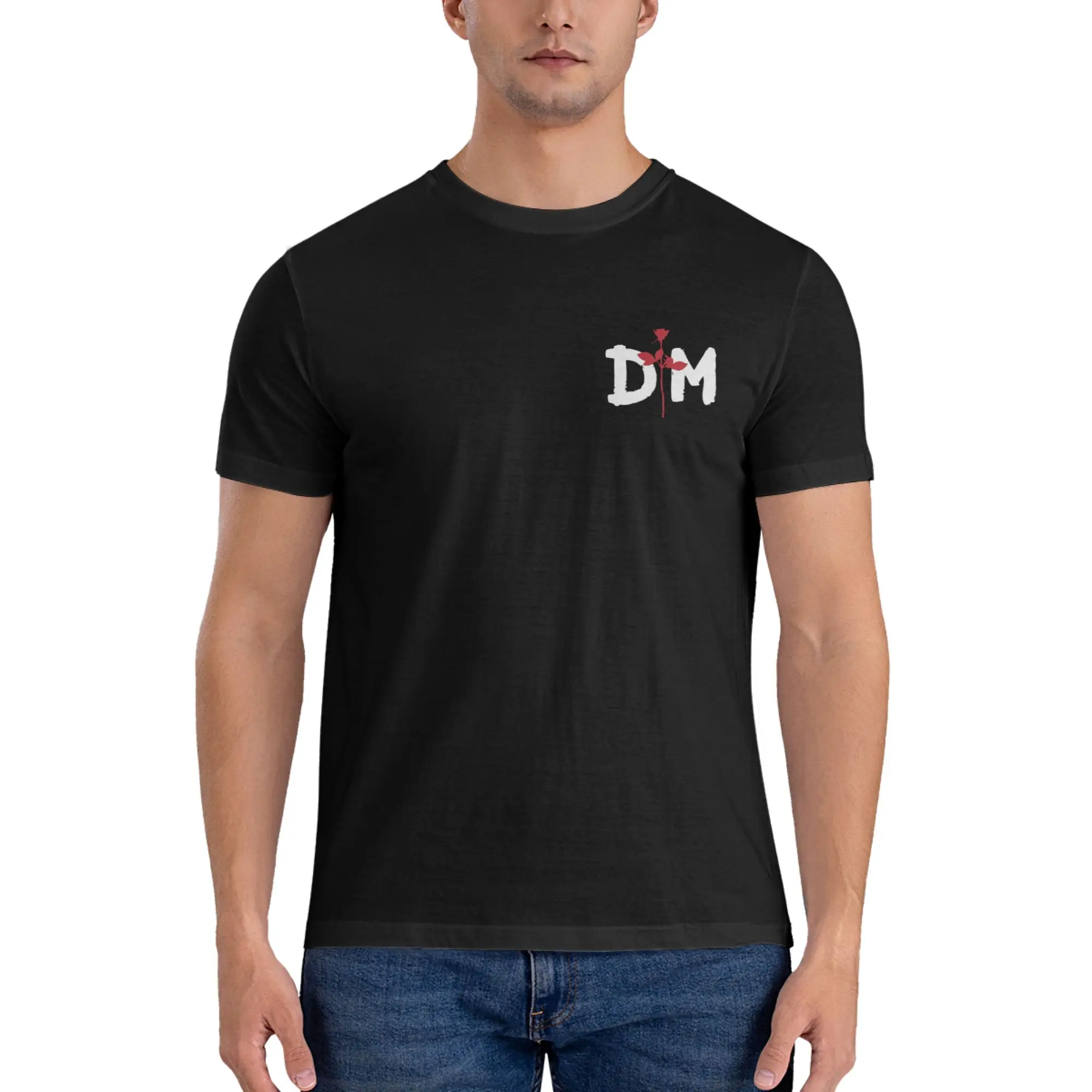 تي شيرت إلكتروني من Rock Depeche Cool Mode للرجال والنساء بأكمام قصيرة ملابس جرافيك رائعة فضفاضة تناسب 100% قطن Camisetas