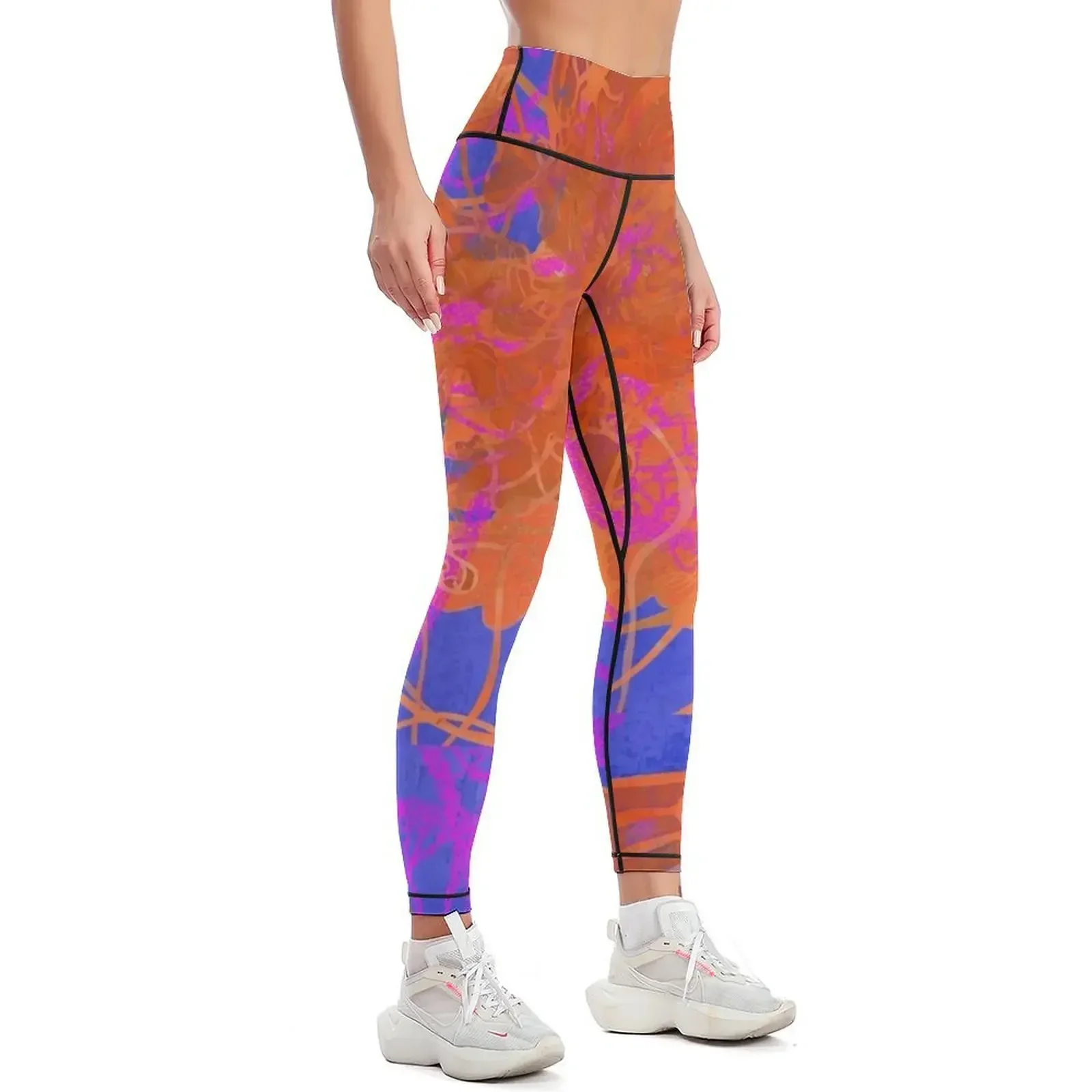 Orange Jellies 1 RB Leggings Women's push up Women's sports pants Women's trousers sports shirts gym Womens Leggings