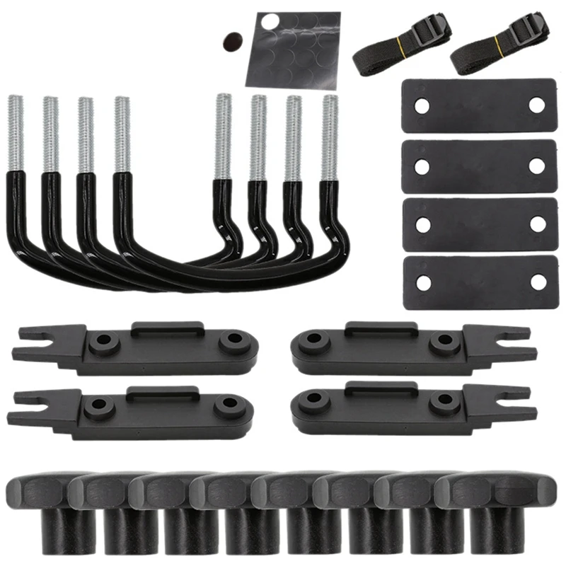 

Automotive Luggage Accessories Bag U Buckle Pad Quick Clamp Quick Release Bandage Nut Kit For Car Roof-A92D