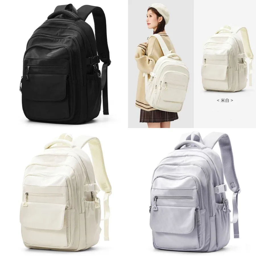 

【New style】Backpack college students high-looking backpack men's outdoor casual schoolbag travel commuter college style compute