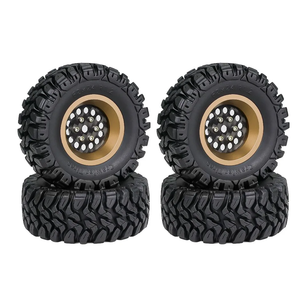 Carbon Faser Legierung 1,2 Zoll Beadlock Radnabe Felgen für 1/18 TRX4M SCX24 FMS FCX18 FCX24 Furitek RC Auto Metall Upgrade Teile – Detail 10