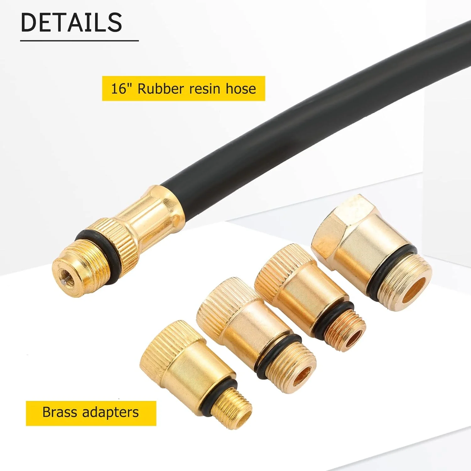 0-300PSI 엔진 압축 테스터 키트 엔진 압축 테스터, 가솔린 가스 엔진 테스트용 8PCS 엔진 실린더 압력 게이지