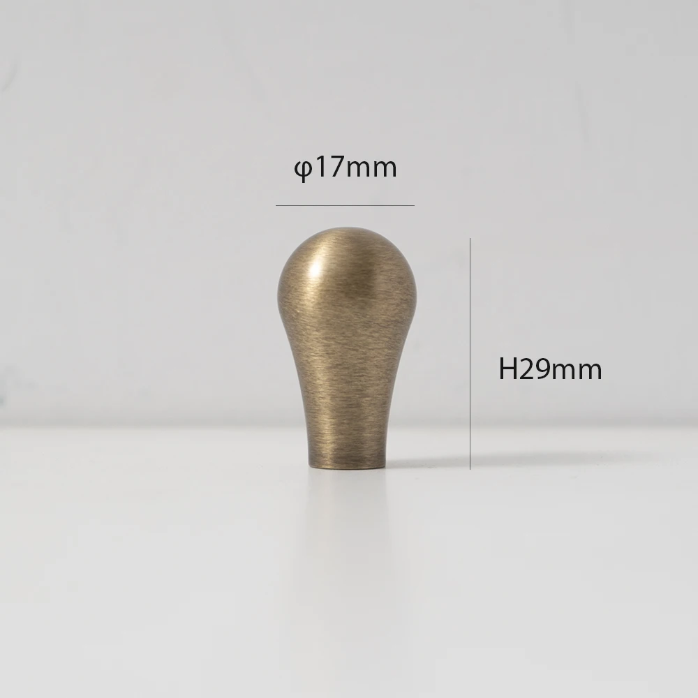 Tinyhob Minimalisme Brons Meubelgrepen Garderobe Keukenkast Garderobe Nachtkastje Kleine kasthandgreep Decoratieve knop