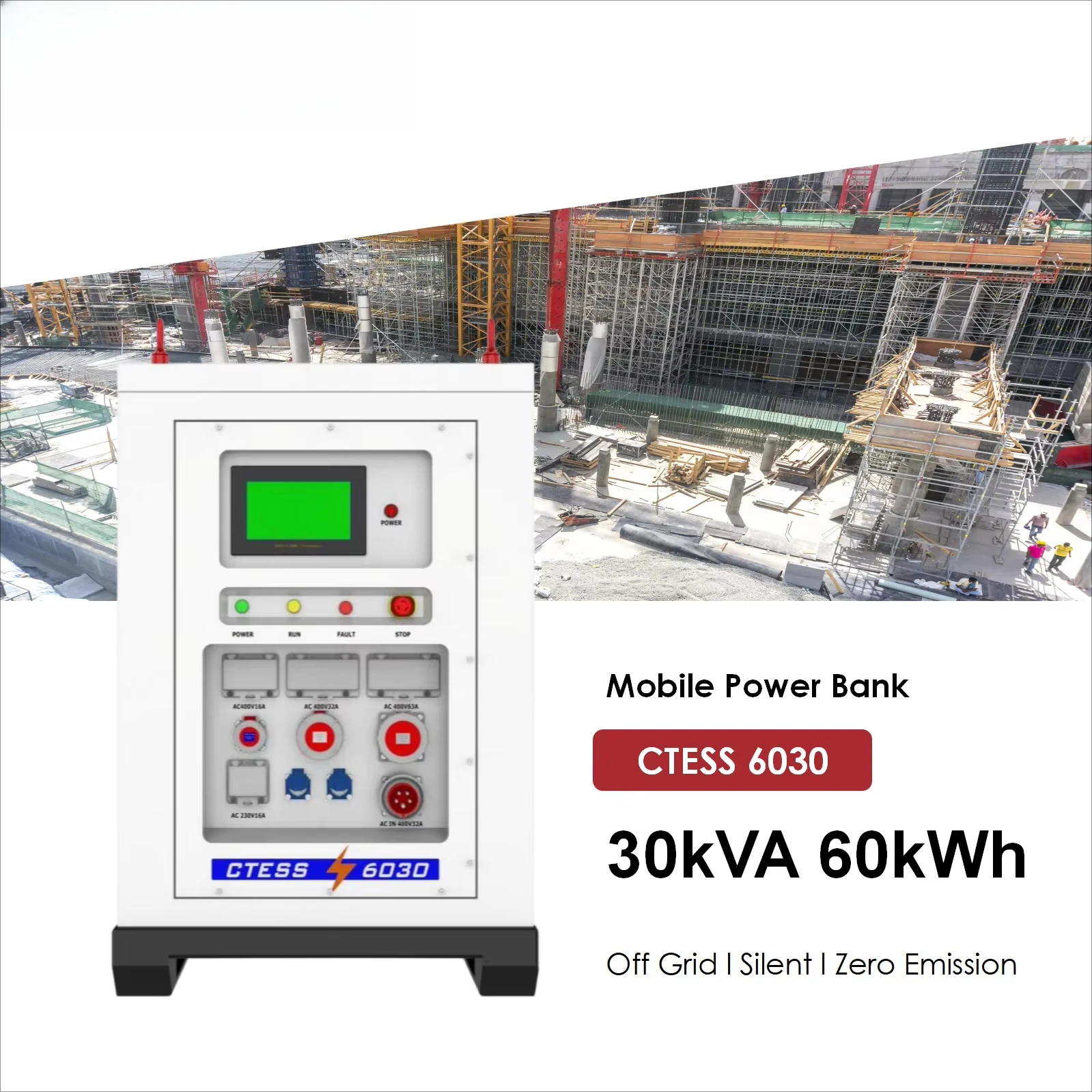 Industrial Battery Storage Cabinet Three Phase Solar Power Storage System for EV Charging Station Power