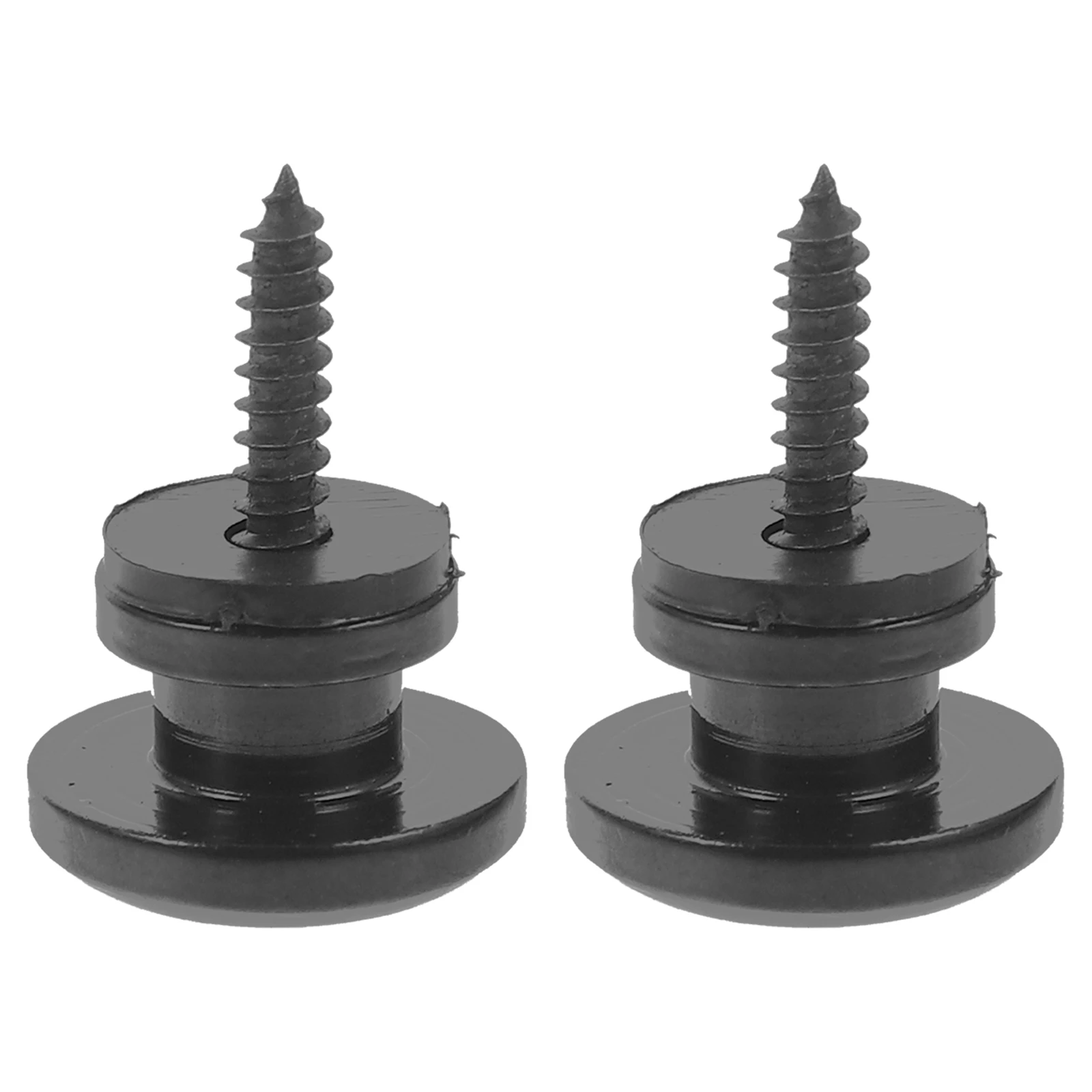 

2pcs Guitar Strap Locks Metal End Pin Buckle Durable Rust Resistant Easy Install Smooth Surface Compatible With Electric Bass