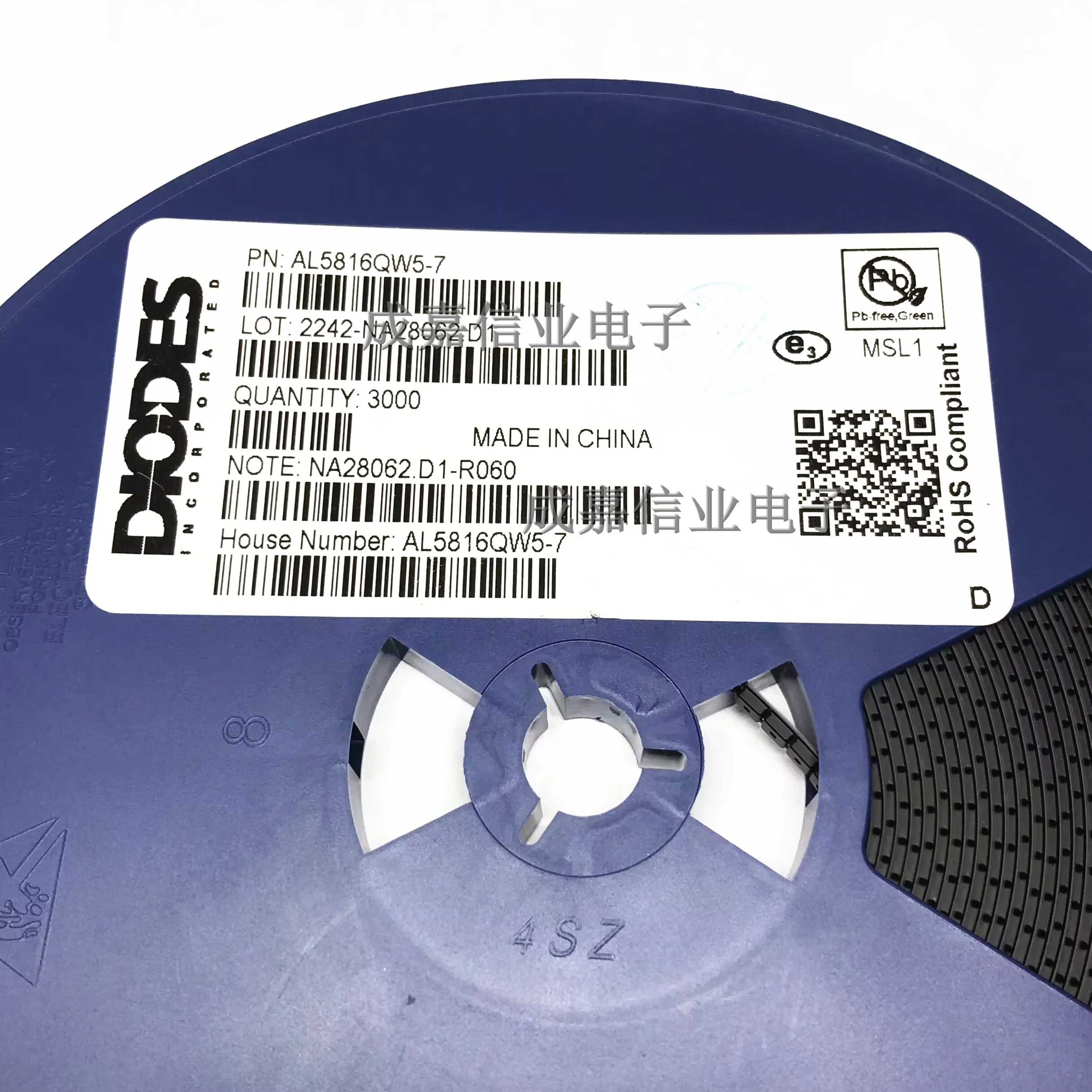 10pcs/Lot AL5816QW5-7 SOT-23-5 MARKING;BJQ LED Lighting Drivers 60V Linear LED Controller Operating Temperature:- 40 C-+ 125 C