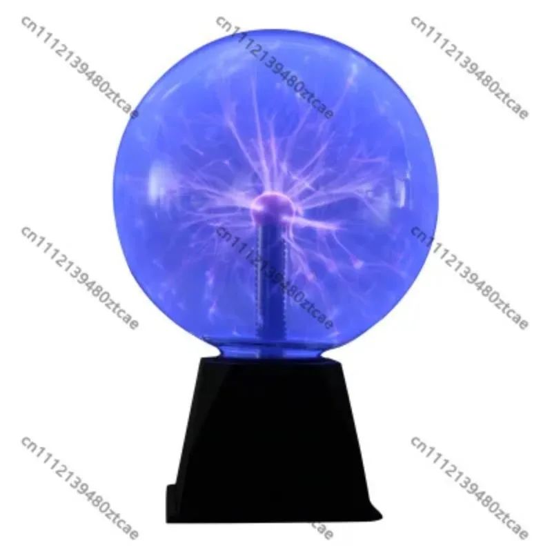 12V Sound Control Plasma Ball, Touch Sensing Arc Glow Sphere, Artificial Lightning Ion Ball, Science Decor Accessory