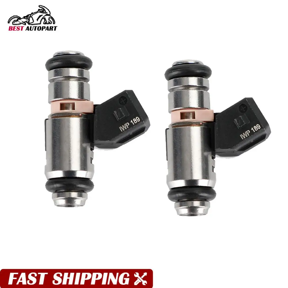 Set of 2 Fuel Injector for Harley Davidson Electra Street Glide Forty Eight Freewheeler Sportster Iron 883 1200 Road Glide King