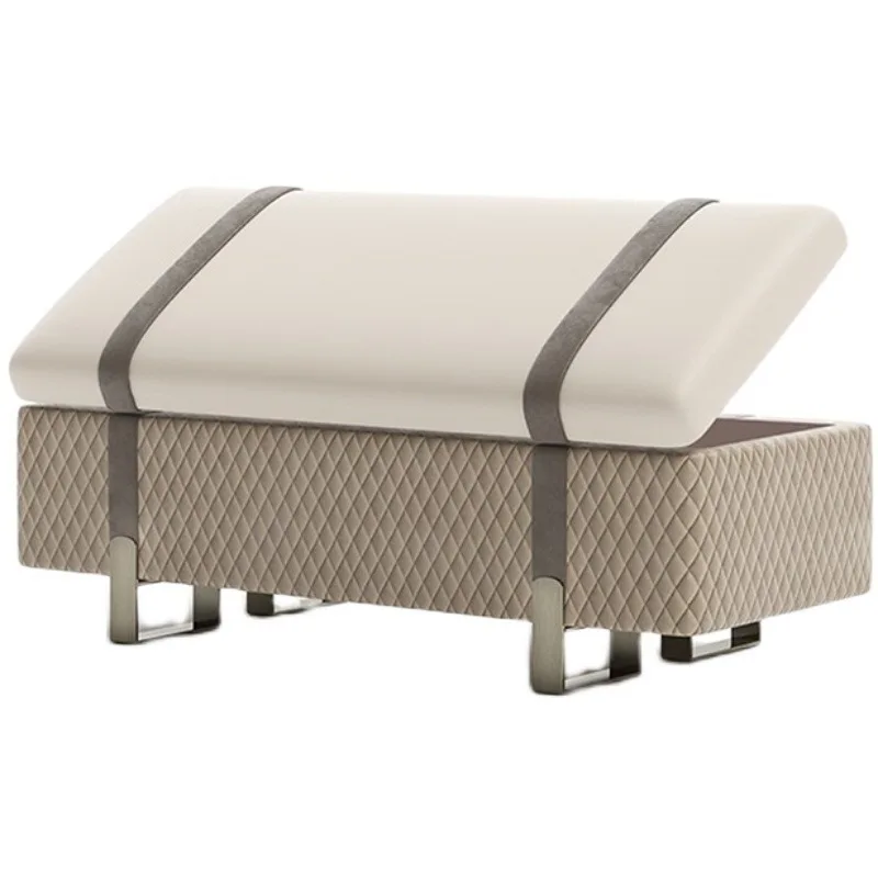 Storage can sit shoe changing stool household bedroom stool sofa bed