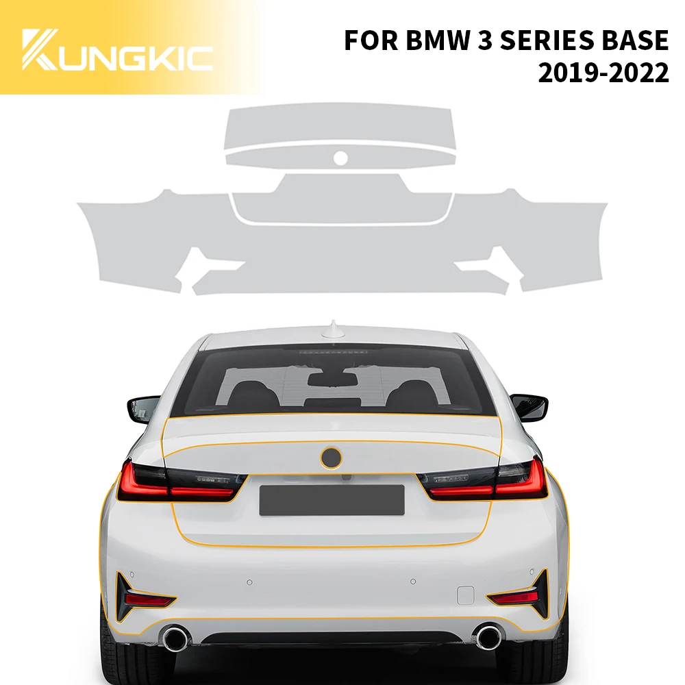 for BMW 3 Series BASE 2019-2022 Car Exterior PPF Paint Protection Anti-Scratch Film Transpare Tpu Transparent Protective Film