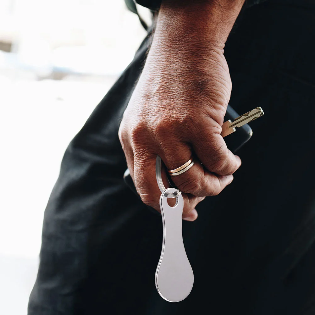 Cart Token Shopping Carts for Groceries Portable Trolley Remover Stainless Steel Key Rings