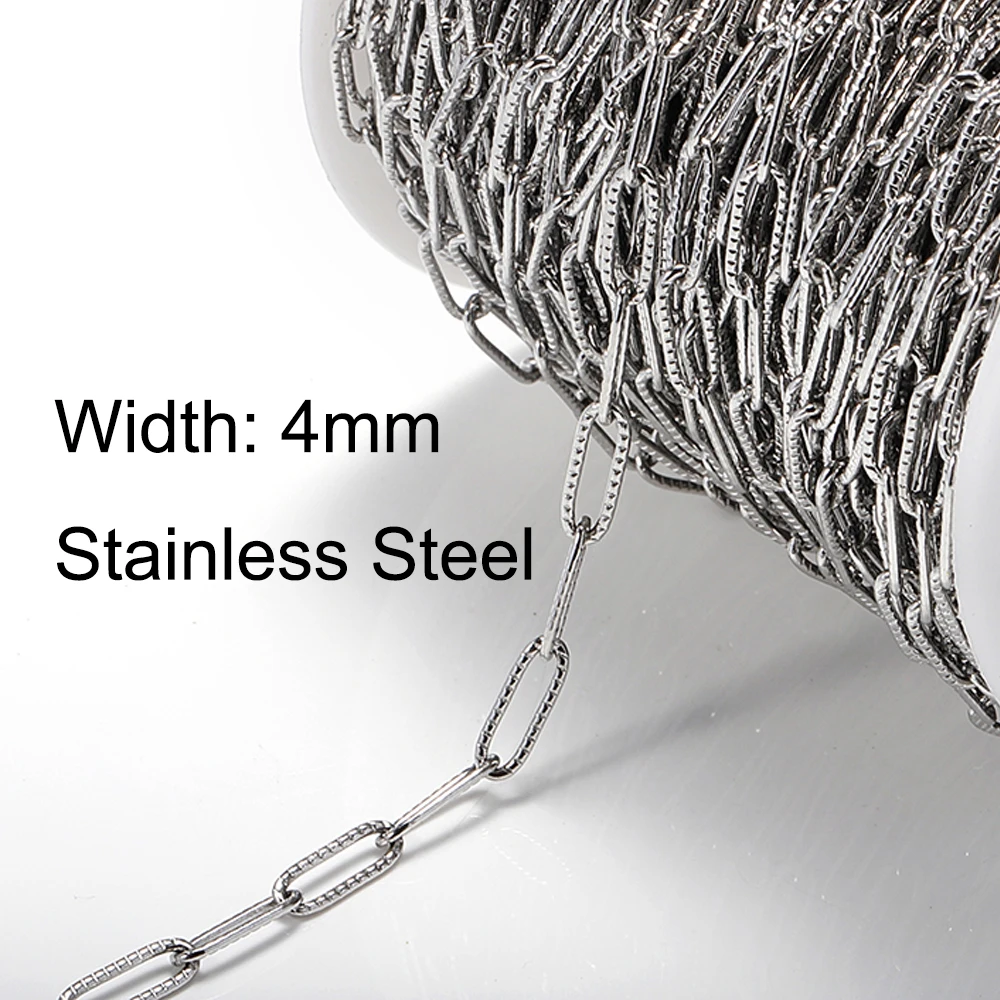 1meter Gold Farbe Edelstahl Ketten Stern Link Ketten DIY für Frauen Halskette Armband Schmuck Herstellung Komponenten DIY Keine verblasst – Detail 9