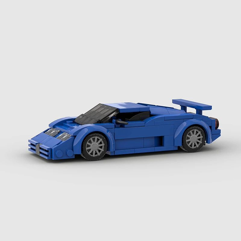 シティカークラシック車両レーサー EB110 MOC ビルディングブロックレンガセットスポーツレーシングテクニカルモデル子供のおもちゃギフト