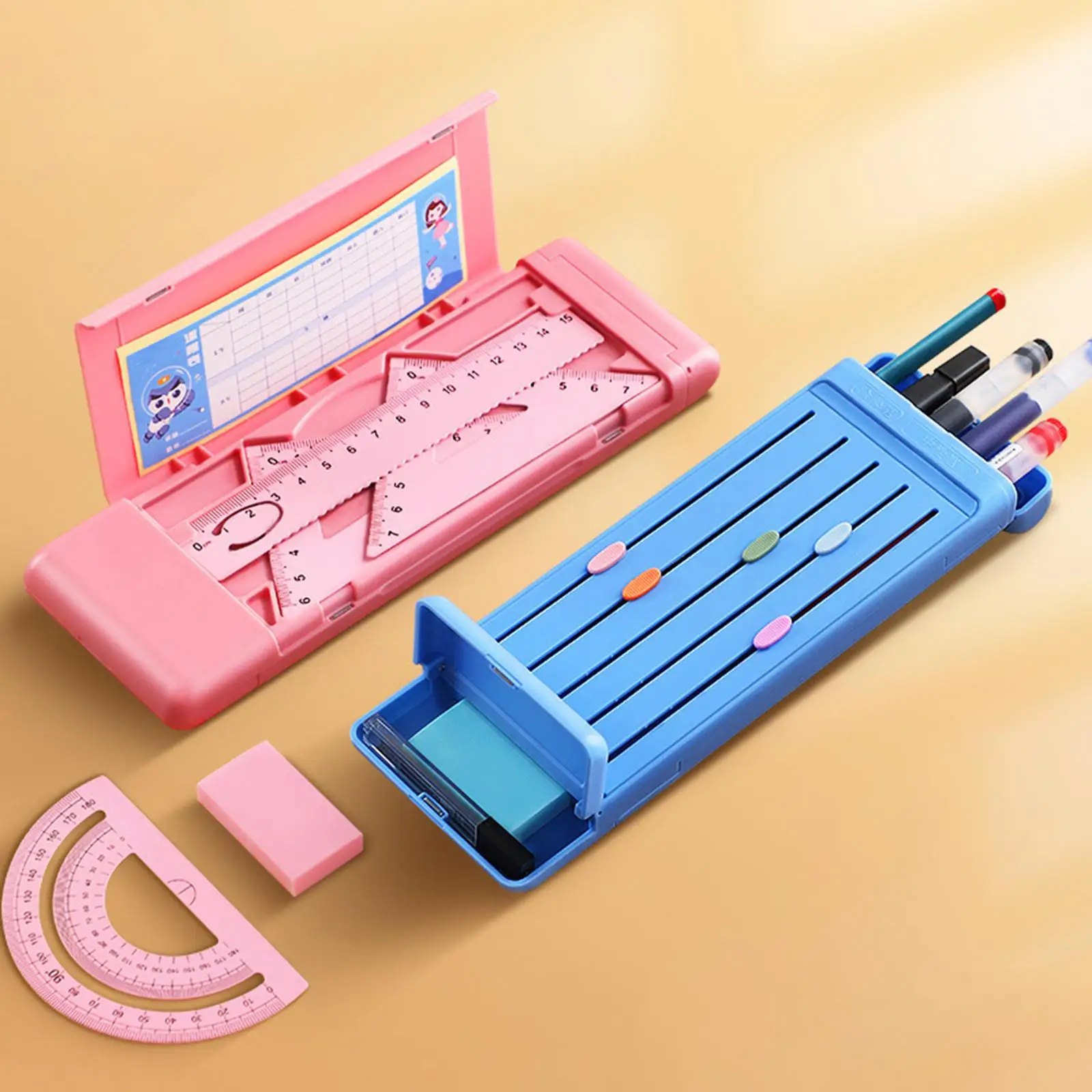 

Multifunctional Pencil Case Stationery Organizer for Kids Gifts