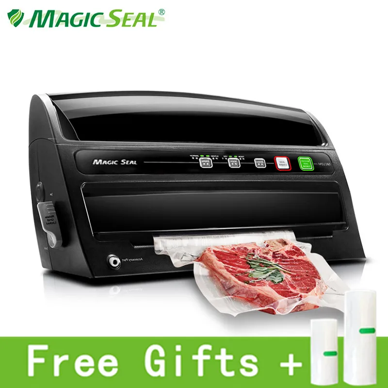 MAGIC SEAL MS1160 Home Vacuum Food Sealer Food Saver Vacuum Sealer Machine Professional Wet Food Vacuum Sealer Packaging Machine