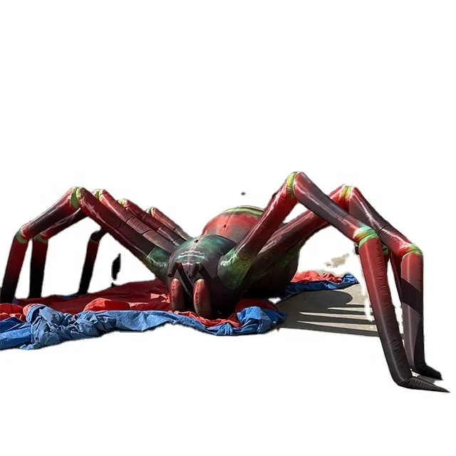 Commercial Promotions Decoration large inflatable Halloween spiders for party