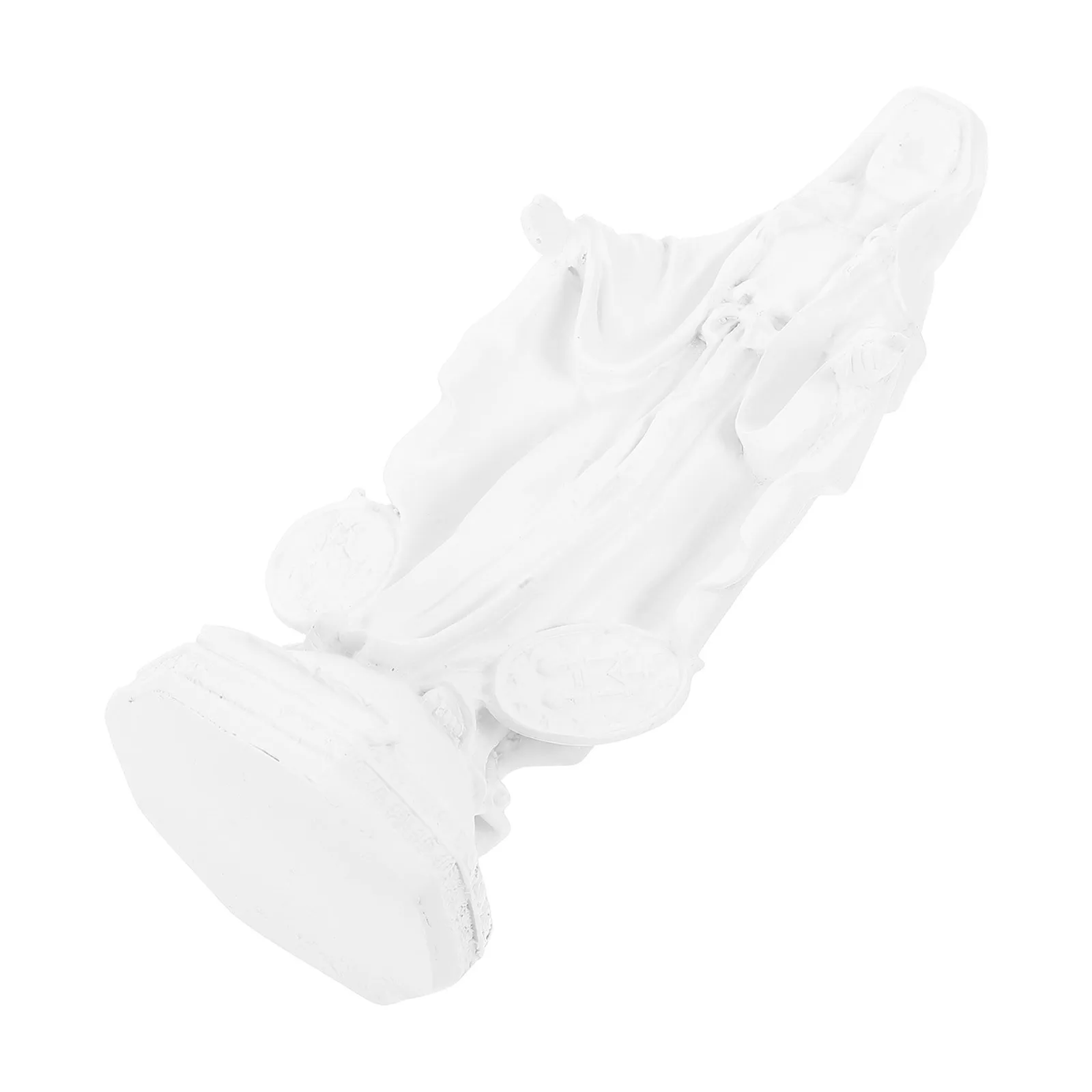 

Virgin Mary Statue Resin Craft For Home Church Decor Desktop Religious Ornament Modern Vintage Shrine Decoration