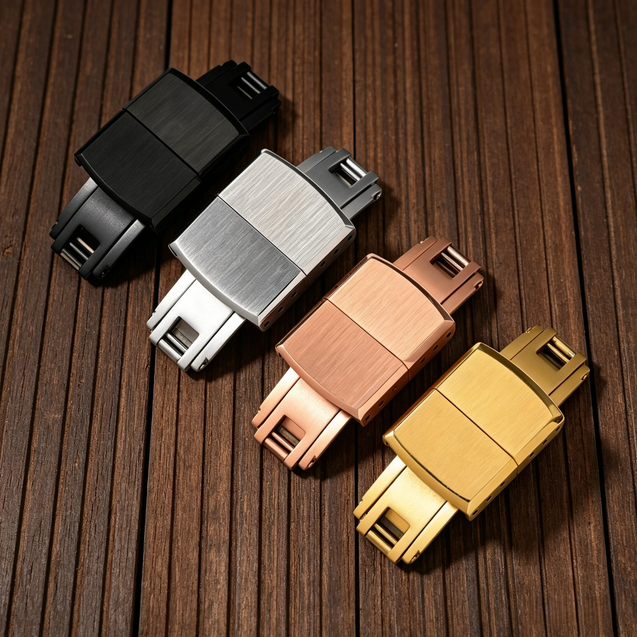 316L Stainless Steel Deployant Watch Buckle Fit For Patek Philippe, CTS Watch Strap 16mm 18mm Fine Manufacture Watch Clasp