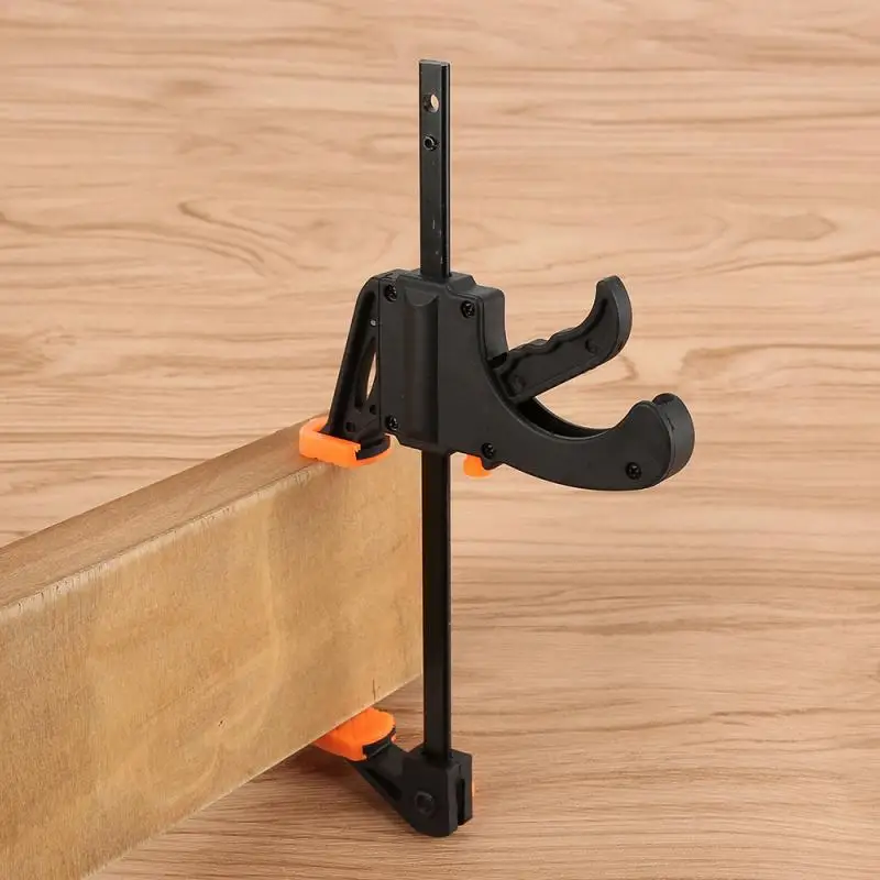 4 Inch Quick Ratchet F Clamp Heavy Duty Wood Working Work Bar Clamp Clip Kit Woodworking Reverse Clamping Wooden Tools