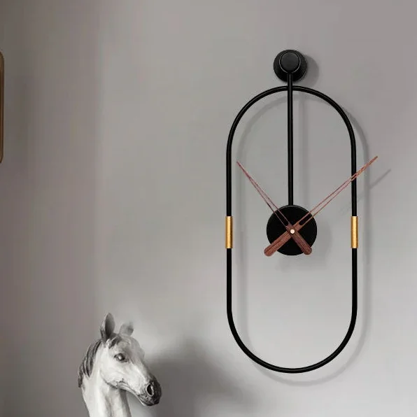 

z 39*14.5cm S cheap dropshipping products 2024 modern luxury wall hanging clock decorative metal wall watch clock home house de