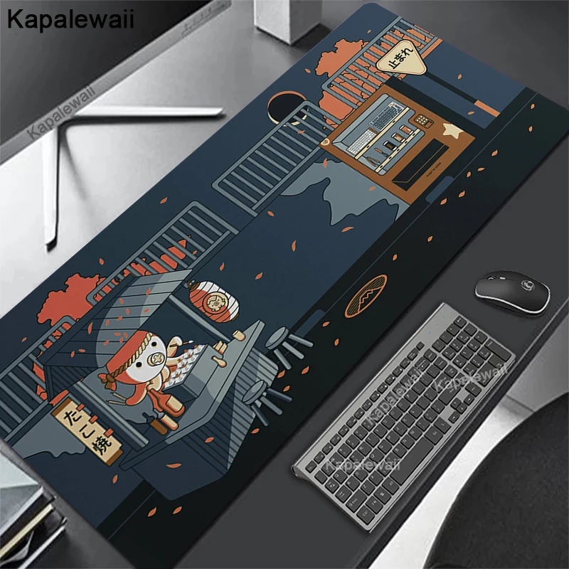 Lila Kawaii Octopus Große Mauspad Gamer PC Gaming XXL Maus Pad-Computer Große Tastatur Laptop Mousepad Geschwindigkeit Büro Schreibtisch Matte