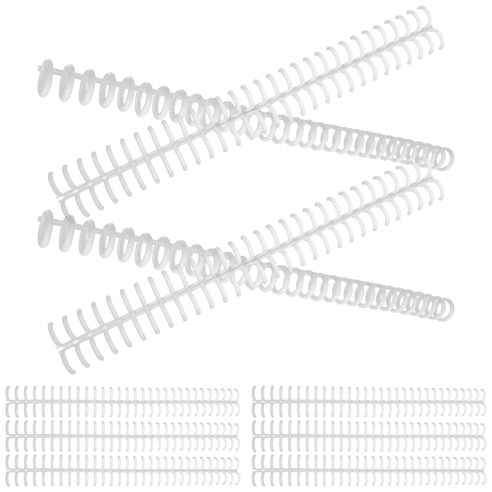 10 Pezzi Spirali per Rilegatura in Plastica, Anelli per Quaderni, Calendari, Rapporti, Ricambi Funzionali per Raccoglitori