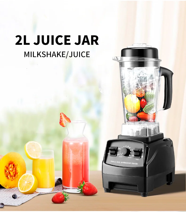 

TULX Popular Powerful 2 in 1 Heavy Ice Crusher Machine Milkshake Mixer Soybean Milk Automatic Blander