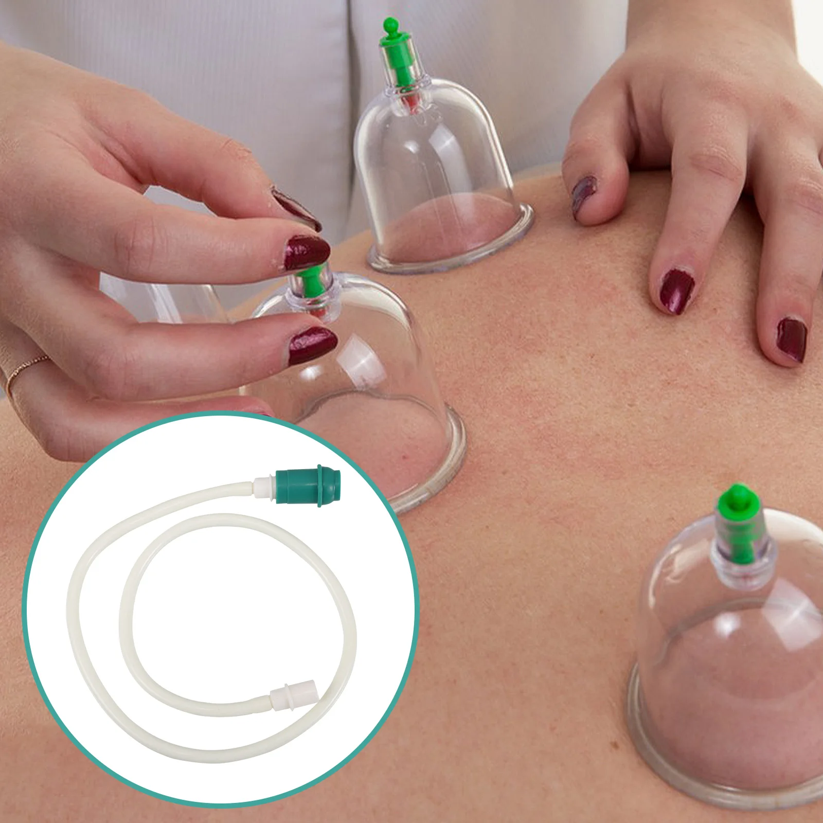 

Удлинительная трубка шланга для банок для ручного насоса, прочная резиновая всасывающая трубка, аксессуар для вакуумных банок, массаж, релаксация