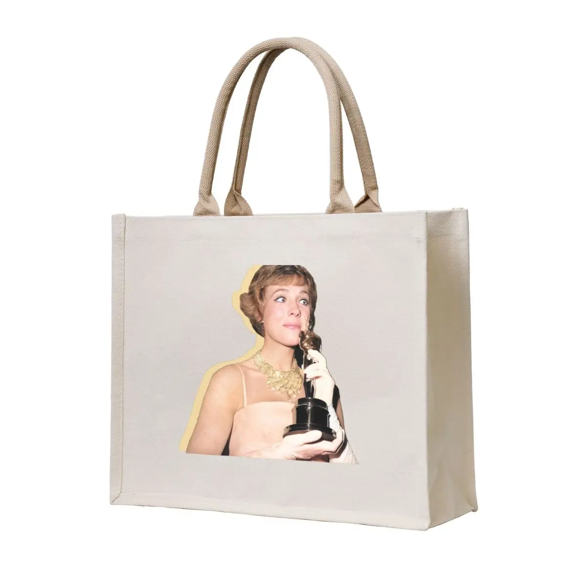 

Julie Andrews Cutie Yellow Tote Bag shopping bags foldable shopping trolley bag ecological bags Cloth bags
