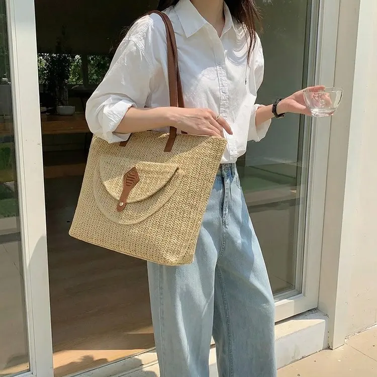 

Women Luxury Messenger Purse Shopper Solid Color Commuter Bag Elegant Leather Diaper Bag Large Capacity Designer Touch
