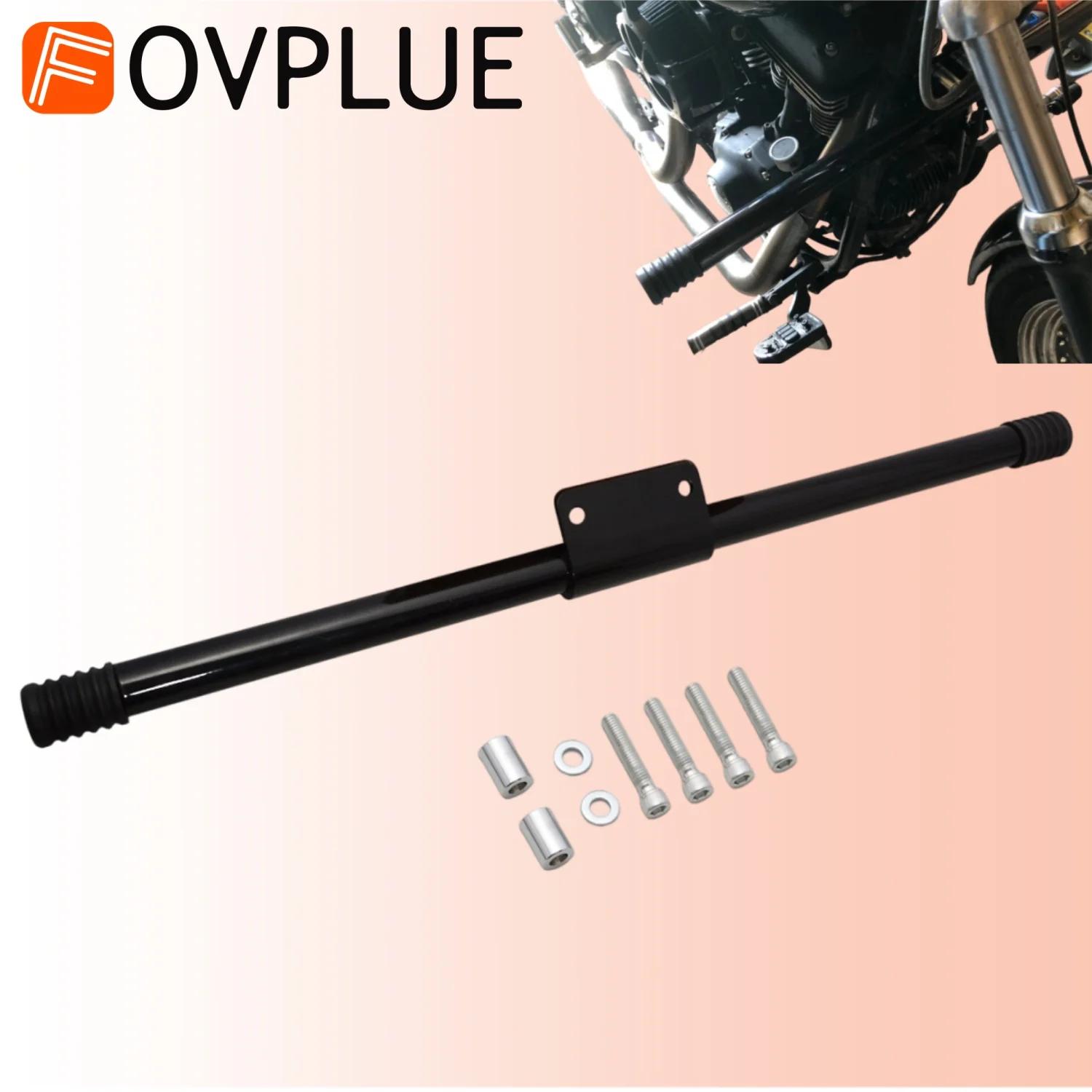 Motorcycle accessories Highway Footpeg Engine Guard Crash Bar Bumper For Harley Dyna Softail Low Rider FXLRS ST FXLRST 2022-2023