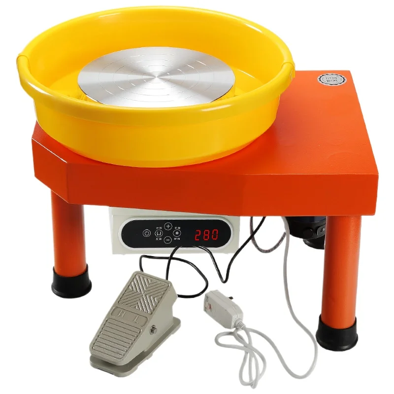 Continuously variable speed embryo pulling machine for teaching specialty pottery machine y