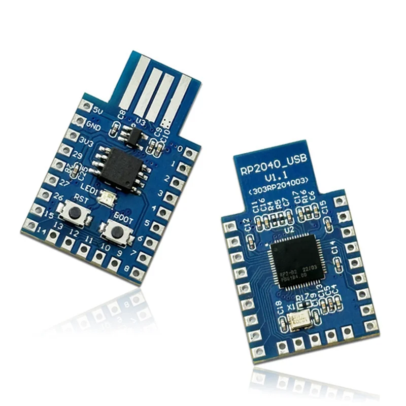 

Оптимальная плата разработки микроконтроллера Flash Raspberry Pi RP2040, версия USB Type-A, модуль макетной платы 4 МБ, легко