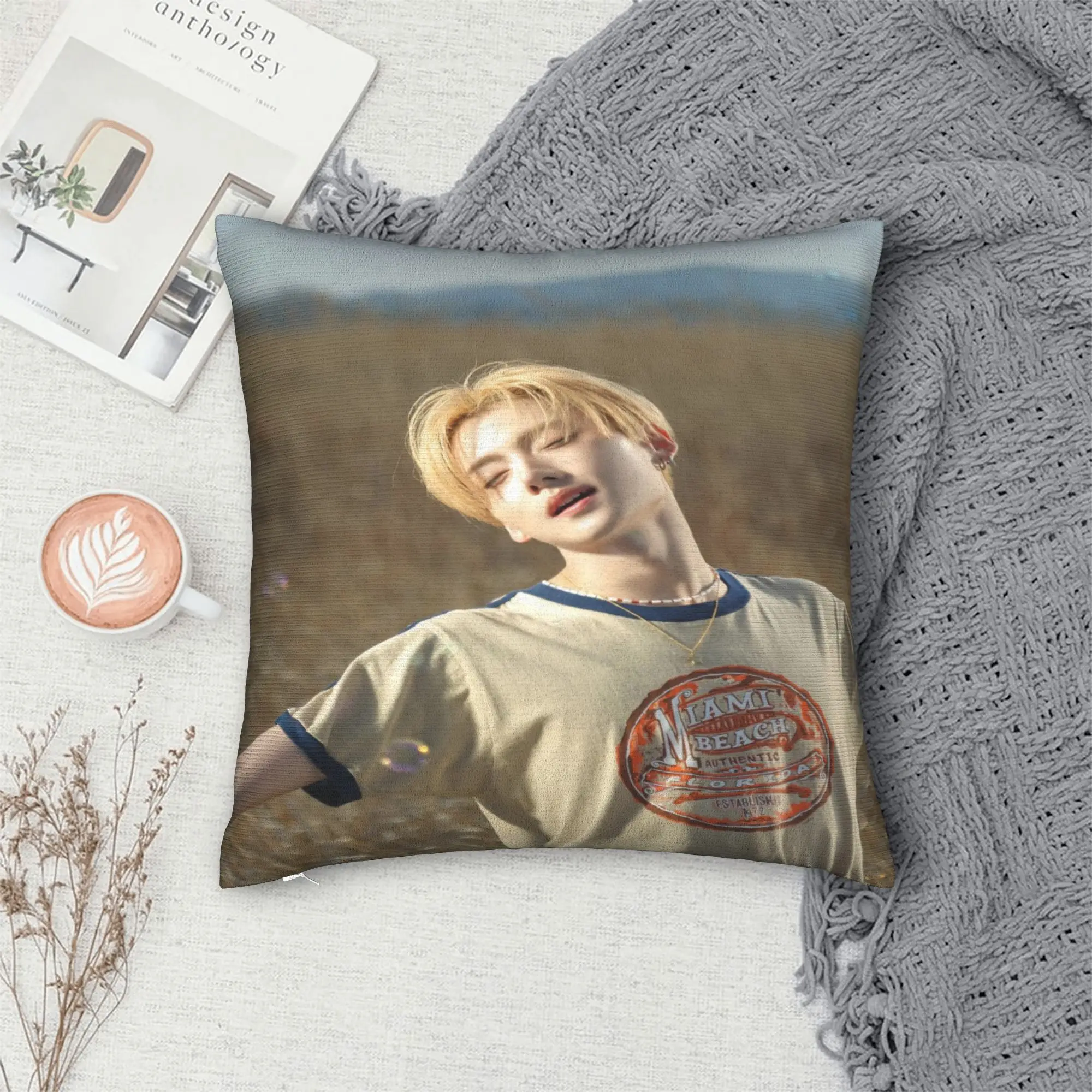 Ald1 Members Pillow Cover  Retro Trendy Pillow Case For Couch Sofa Bedroom Comfy Pillowcases Gift