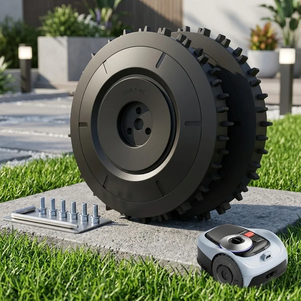 I105E Wheel Kit Navimow Replacement Wheels For Uneven Ground Navigation Replacement Wheels Tool-free Installation
