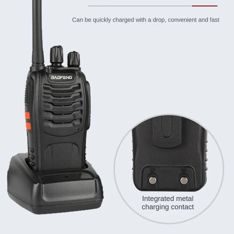 Baofeng BF-88E جهاز اتصال لاسلكي مضاد للسقوط بطارية ذات سعة كبيرة PMR أوروبية خارجية خفيفة الوزن لاسلكية محمولة باليد