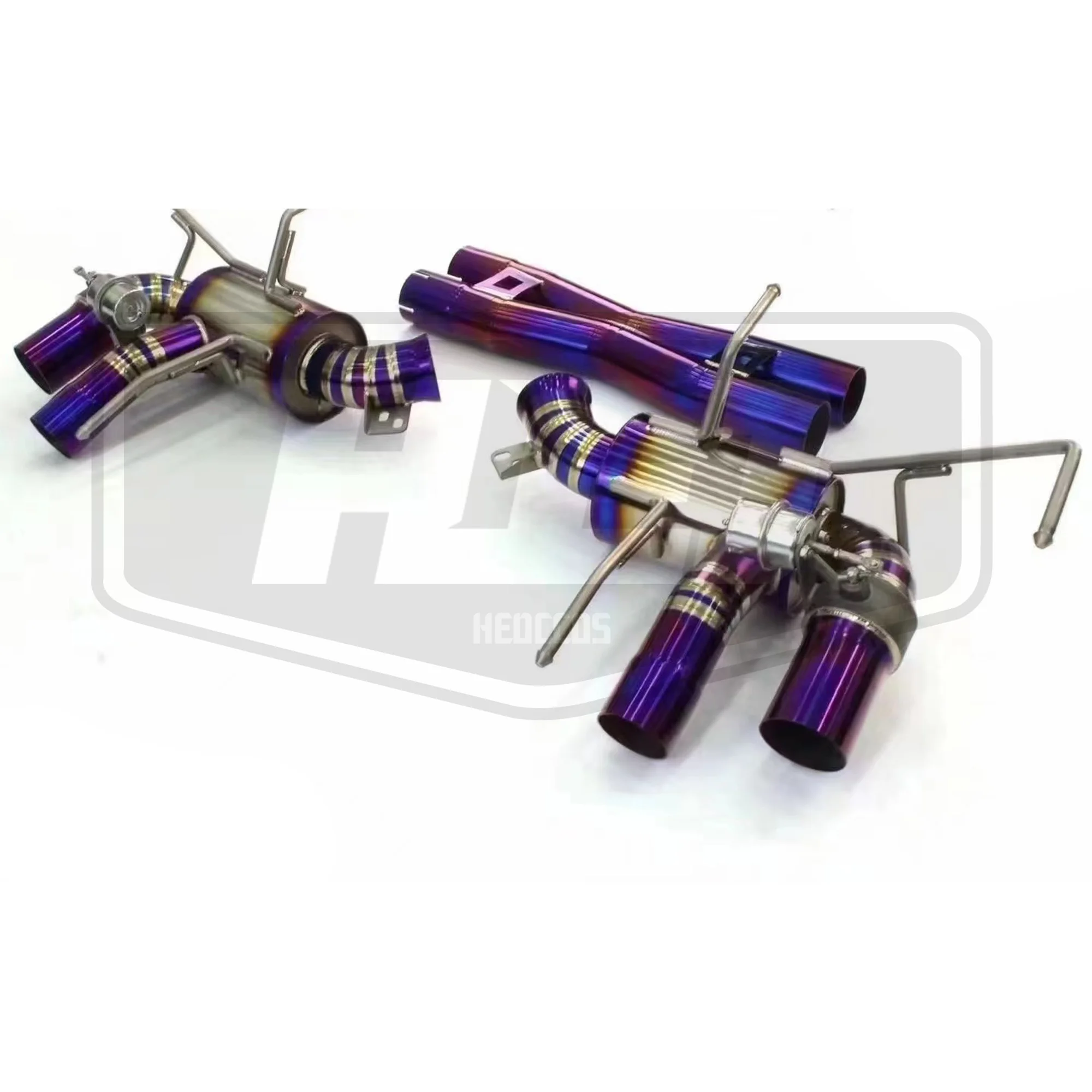 HEO Titanium Exhaust Catback For Ferrari F12/812 FF Muffler Exhaust System Downpipe Remote Exhaust Muffler Exhaust Pipes