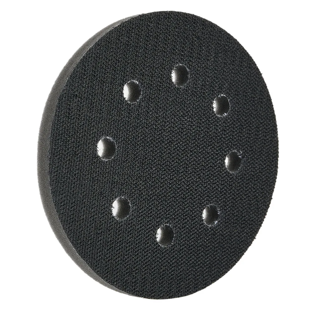 

5 Inch 8 Holes Soft Interface Sanding Polishing-Disc Protective Pad Backing Pad Soft Hook And Loop Interface Pad Angle Grinder