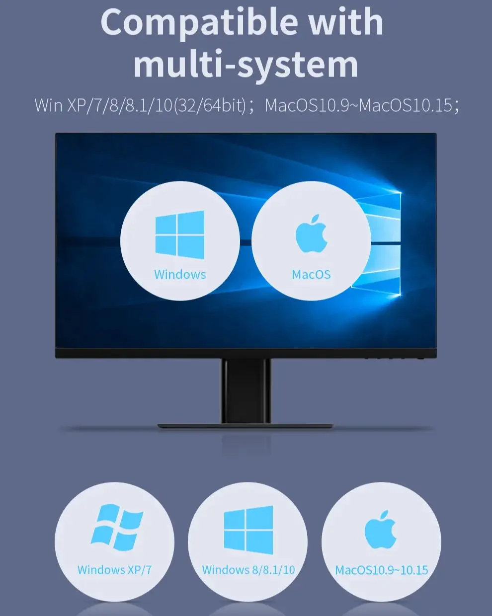 USB Wi-Fi адаптер 650 Мбит/с, 2,4 ГГц + 5 ГГц