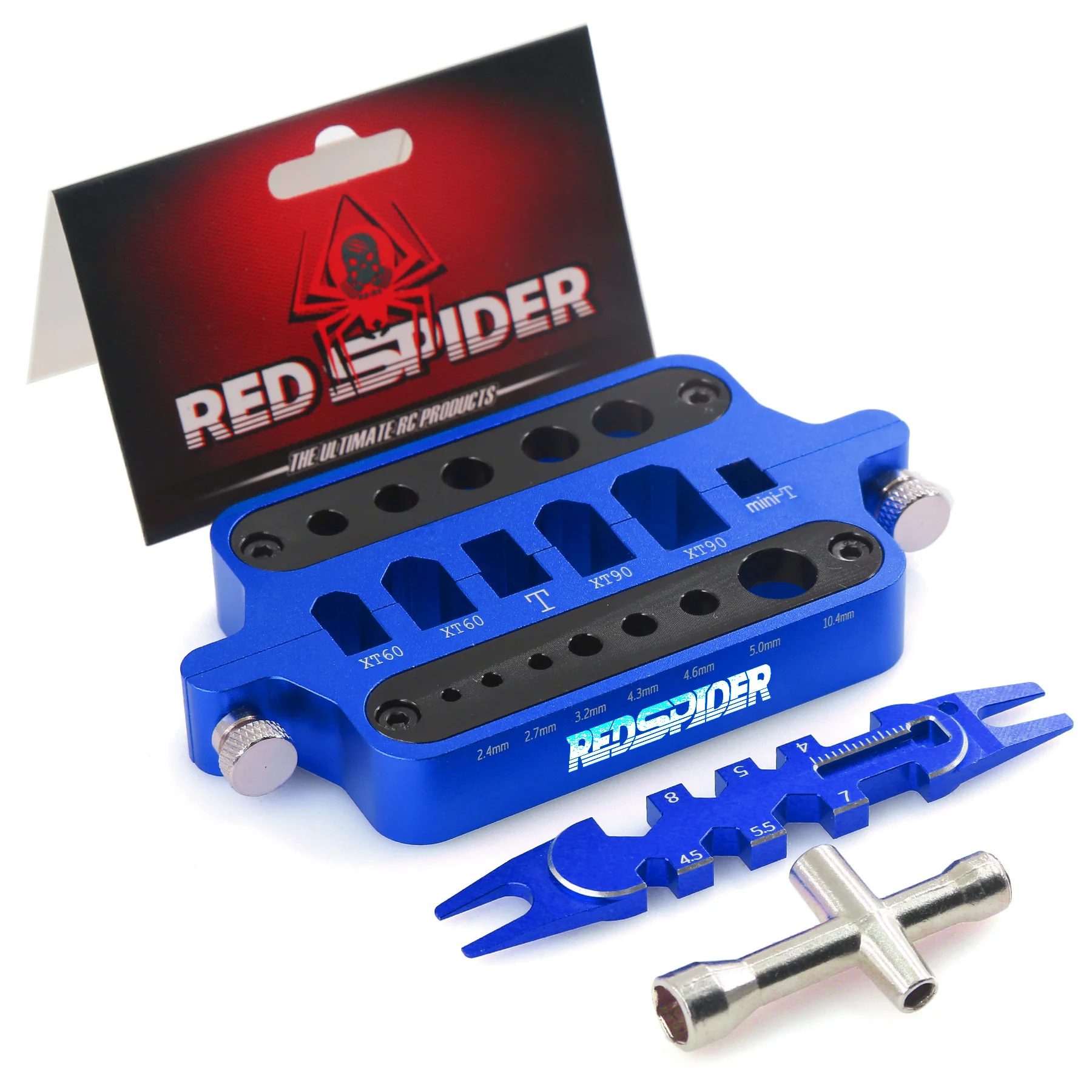 

Aluminum Welding Soldering Insulate Station Jig RC Tools for XT60 XT90 Deans Banana Plug Connector